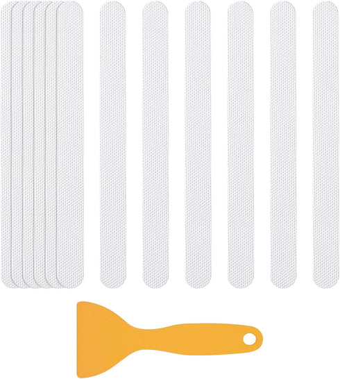 Kyerivs Strips,48pcs Anti-Slip Safety Shower Treads Stickers, Bathtub Non Slip Stickers, Anti Skid Tape