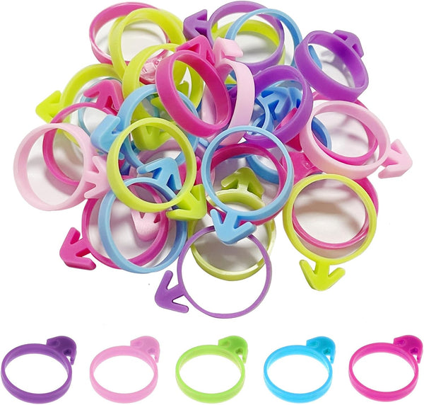 30 Pcs Pastry Bag Ties, Silicone Piping Bag Ties for Cake Decorating, Reusable Clips for Cupcakes and Pastry Seal