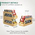 Bamboo Can Organizers and Storage for Pantry, Stackable Beverage Drink Holders, 2 Pack