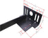 Tech Team Bed Frame Extension Set, 2 Pieces, Hardware Included, Extend Metal Bedframe to Meet Headboard