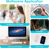 Pink Handheld Fan, Portable Bullet Shape 3000mAh USB Rechargeable 6 IN 1 Personal Fan for Travel
