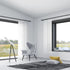 Curtain Rods for Windows 48 to 84-92 Inch, 5/8" Matte Black Stainless Steel Small Rods for Bedroom and Kitchen