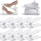 SummerVines Clear 10 Pack Shoe Slot Organizer, Shoe Stacker Organizer Holders for A