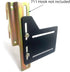 2Pcs Bed Frame Conversion Kit, Heavy Duty Adapter Bracket, Headboard Attachment with Hardware, Full to Queen