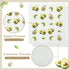 6 Pack, Mixed Fruit Swedish Kitchen Dishcloths Dish Towels Fruit Dish Towels for Kitchen, Swedish Dishcloth with Lemon