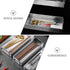 Hemoton Serving Utensils, Multi-function Cutlery Organizer for Home Accessory Storage Holder