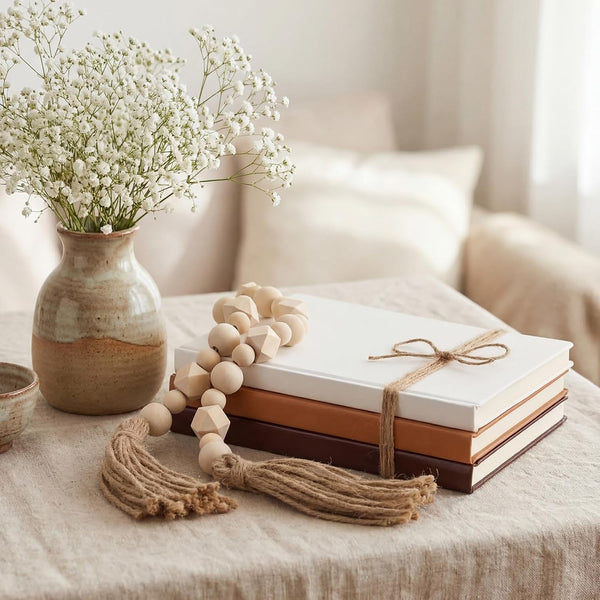 Feifeiya 3 Pieces Faux Decorative Books Set for Home Decor Fake Book for