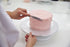 Professional Cake Decorating Tools, Stainless Steel 6.5" Offset Cake Spatula with Wood Handle