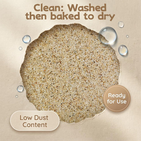 Decoration,2 LB HappyFiller Natural Play Sand Coarse Silica Sand Vase Filler Unity Sand for Crafts,Wedding