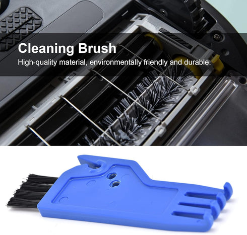 ABS Dust Brush for Vacuum Cleaner, Fits Handheld and Sweeping Robot (Blue)