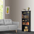 5 Nova Microdermabrasion Tier DVD cd Storage DVD Shelf Adjustable Bookshelf Bookcase Media Storage Organizer Cabinet