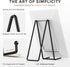 TR-LIFE 3 Pack 10 Inch Large Plate Stands, Metal Holder + Picture Frame Stand for Tabletop Art