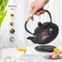 4 Set Japanese Style Cast Iron Teapot with Tea Cups Trivet Tetsubin Tea Kettle with Infuser Chinese Tea for Adults Iron