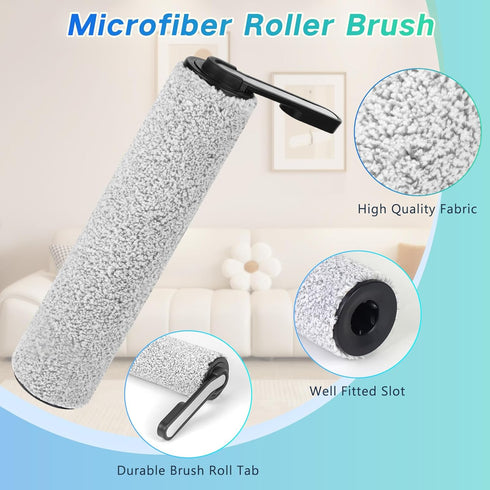 Set 5 7 3 3 1 Accessory for Tineco iFLOOR Breeze Wet and Dry Vacuum Cleaner Replacement Parts Pieces Accessories Roller