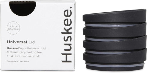 Huskee Cup Natural - Universal Lids for Versatile Use