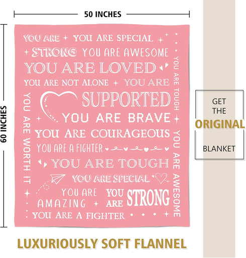 60'' 50'' SteadStyle Get Well Soon Gifts for Women- Inspirational Gifts Blanket, Feel Better After Surgery Gifts
