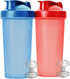 Mr. Pen Shaker Bottles for Protein Mixes, 28 oz, 2 Pack, Red and Blue, Protein Shaker Bottle with Wire Whisk Ball