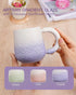 11 oz ZENS Tea Mug with Infuser and Lid for Loose Leaf Tea Steeper, Embossed Ceramic Tea Cup with Strainers. Wood Lid