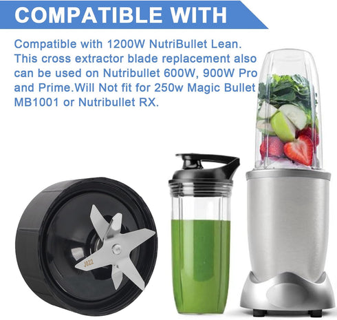 Pro Extractor Blade for Nutribullet Lean 1200W Blender, Replacement Blade Fit for Nutri bullet NB-203