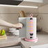 Countertop, Pink Paper Towel Holder Pink Kitchen Accessories Decor, One-Handed Tear, Stainless Steel, Weighted Base