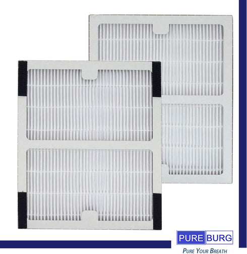 PUREBURG IAF-H-100B Replacement Filter Set for Idylis AC-2125, AC-2126, H13 HEPA + Activated Carbon
