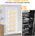 5 10 80 lbs Over The Door Organizer Tiers, Extra Large Behind Door Storage of Compartments, Weight Capacity Hanging