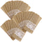 OwnMy Natural Burlap Utensil Holders, Beige 30 Packs Burlap Lace Silverware Holder for Vintage Rustic Wedding Party