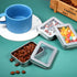 8 Pieces Tin Box Metal Tins with Lids, Clear Top, Mini Portable Storage Case for Home Candles, Gifts, 3.4x2.4x0.8 Inch,