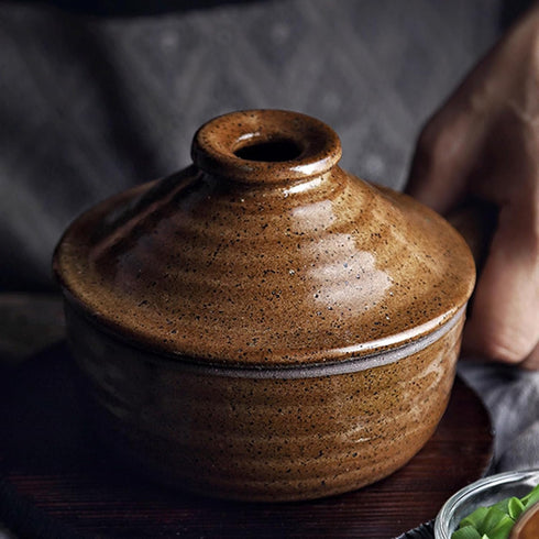 Stoneware Microwave Cooker Wave