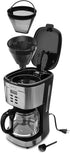 12-Cup 416.05 Capresso Coffee Maker with Glass Carafe, Stainless and Black