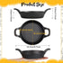Mini Skillets Cast Iron Pan 6.34 x 6.34 x 1.5 Inch Cast Iron Ramekin Set Black Small Casserole Dish Cast Iron Cookware Oven Safe Mini Skillets for Kitchen Indoor Outdoor Picnic(1 Pack) by Ziliny