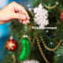 Ornativity Christmas Pickle Tree Ornament - Traditional Glass Blown Green Pickles, Pack of 4
