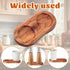 Molain 2.28 Inch Salt and Pepper Mill Tray, Acacia Wood Tray, Pepper Mill Holder & Rest, Inner Dia Fit Many Mills