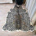 Leopard Print Rug, Faux Fur Cheetah Carpet for Office, Living Room, Bedroom, Non-Slip Home Decor 40x37 Inch