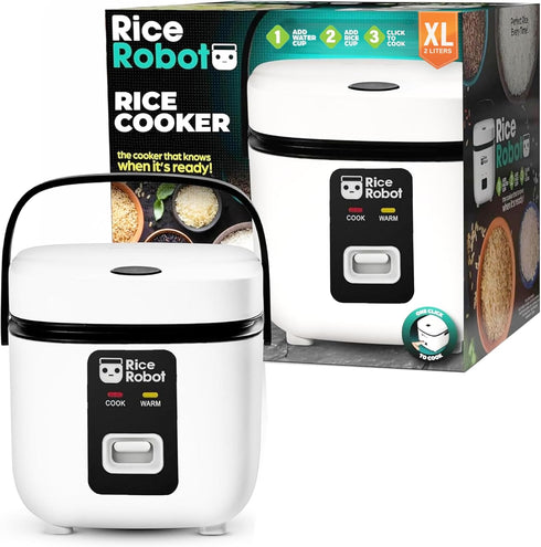 EMSON Rice Robot Rice Cooker Family Size 4 Cup Uncooked (8 Cups Cooked)