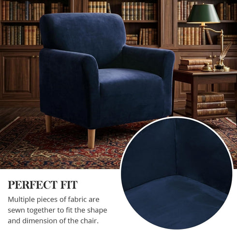 NICEEC Spandex Stretch Accent Chair Covers Armchair Soft Modern Banquet Arm Chair Cover Water Repellent Mid Century