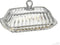 Clear Glass Butter Dish with Lid for Countertop - Refrigerator Door Shelf,