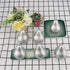 Meiwlong 6 PCS Fake Plastic Pear Silver Golden Decoration New Year Artificial Realistic Fruit Model Faux Lifelike