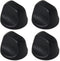 S99360232 Range Hood Knob, S600348 Fan Knob Replacement Parts for Kitchen Appliances, 4PCS