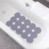 Patented Non Slip Bathtub Mat with Strong Suction Cups, Soft Natural Rubber Bath Mat for Inside Tub