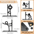 Metal Bookends Yoga-Style Bookends Decorative Cute Book Ends for Shelves Reading Decor Bookshelf Decor Book Stoppers