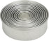 Mrs. Anderson’s Baking Cookie Fondant Cutters, Graduated Round, Stainless Steel, 10-Piece Set with Storage Container by Mrs. Anderson's Baking
