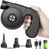 Dr.meter Portable Electric Air Mattress Pump - Rechargeable 4000mAh Battery Quick-Fill Inflator for Camping