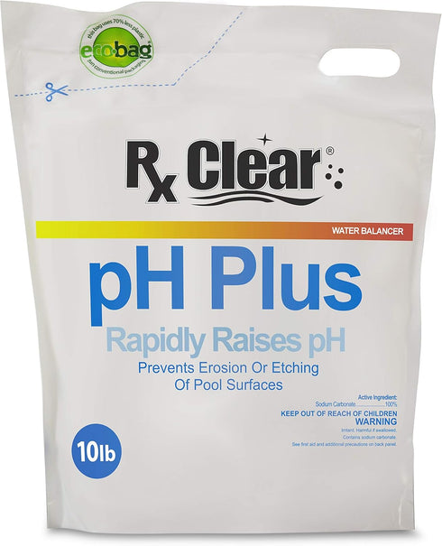 Rx Clear Swimming Pool pH Plus | Rapid Raises pH Levels |