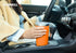 SUNWILL Travel Coffee Tumbler 20 oz - Insulated Mug with Lid, Stainless Steel Cup for Hot and Cold Drinks, Orange