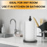 2 1 Countertop in Paper Towel Holder with Spray Bottle, Paper Towel Holder One-Handed Operation with Non Slip Weighted