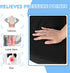 Set 1 D-Shaped,40D 17"x16"x2"Black Dining Room Chair Seat Pads for Chairs of Foam,Work Bar Farmhouse Office Kitchen