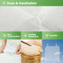 8 Pieces Premium Non Stick Silicone Dehydrator Sheets, Reusable Food Dryer Mats 12.6 * 12.6inch