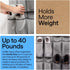 24 Closet 40 lbs, Closets GORILLA GRIP Over the Door Shoe Organizer, Large Breathable Mesh Pockets, Space Saving