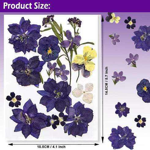 Flowers for Resin Model, Real Pressed Flowers Dry Leaves Bulk Natural Herbs Kit for Scrapbooking DIY Art Crafts, Epoxy